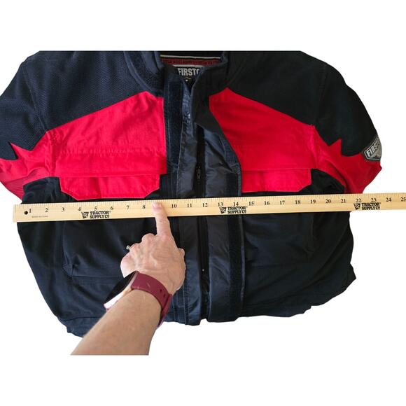First Gear Motorcycle Hypertex Jacket Removable Lining Zip Up Size M - Picture 7 of 15